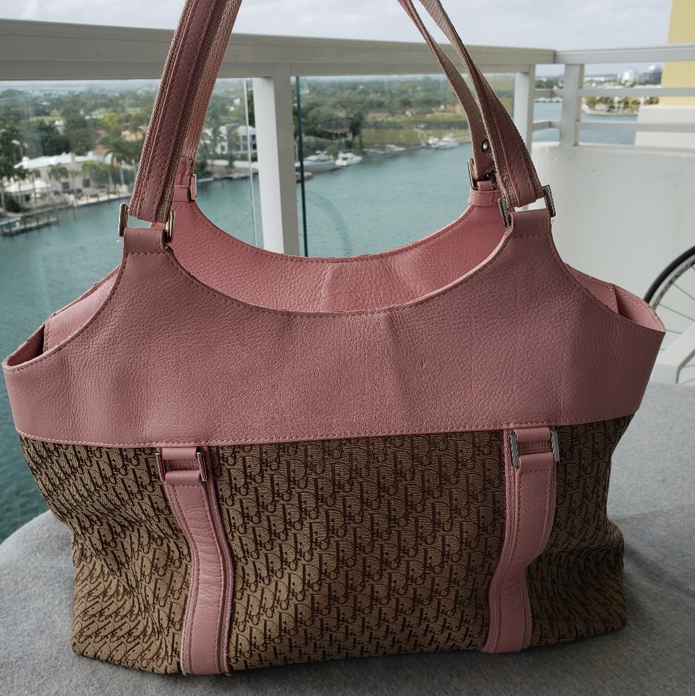 ๐DIOR๐ Diorissima leather&canvas monogram bag - Picture 3 of 8